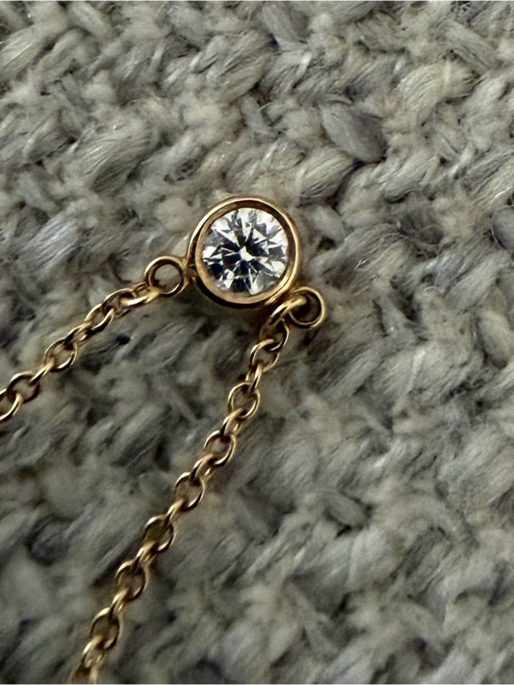 Tiffany & Co. Elsa Peretti Diamonds By The Yard 18 kt yellow gold